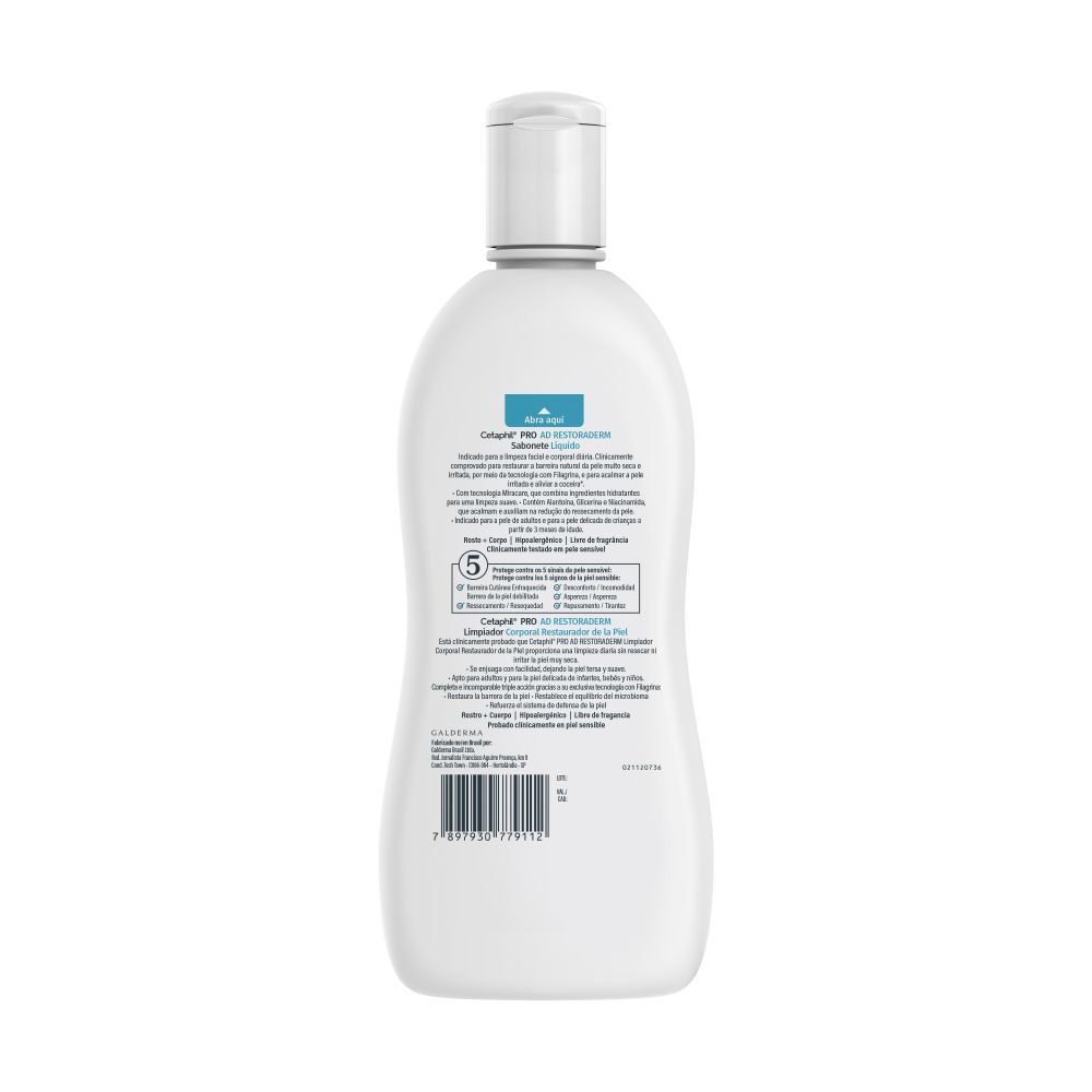 Cetaphil PRO AD control Limpiador corporal restaurador de la piel 236 ml