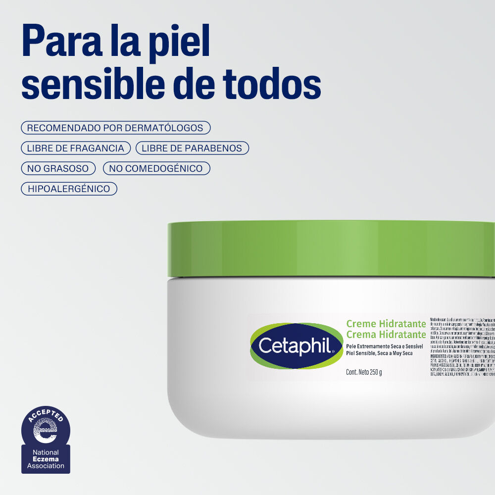 Crema hidratante 250 g Piel Sensible