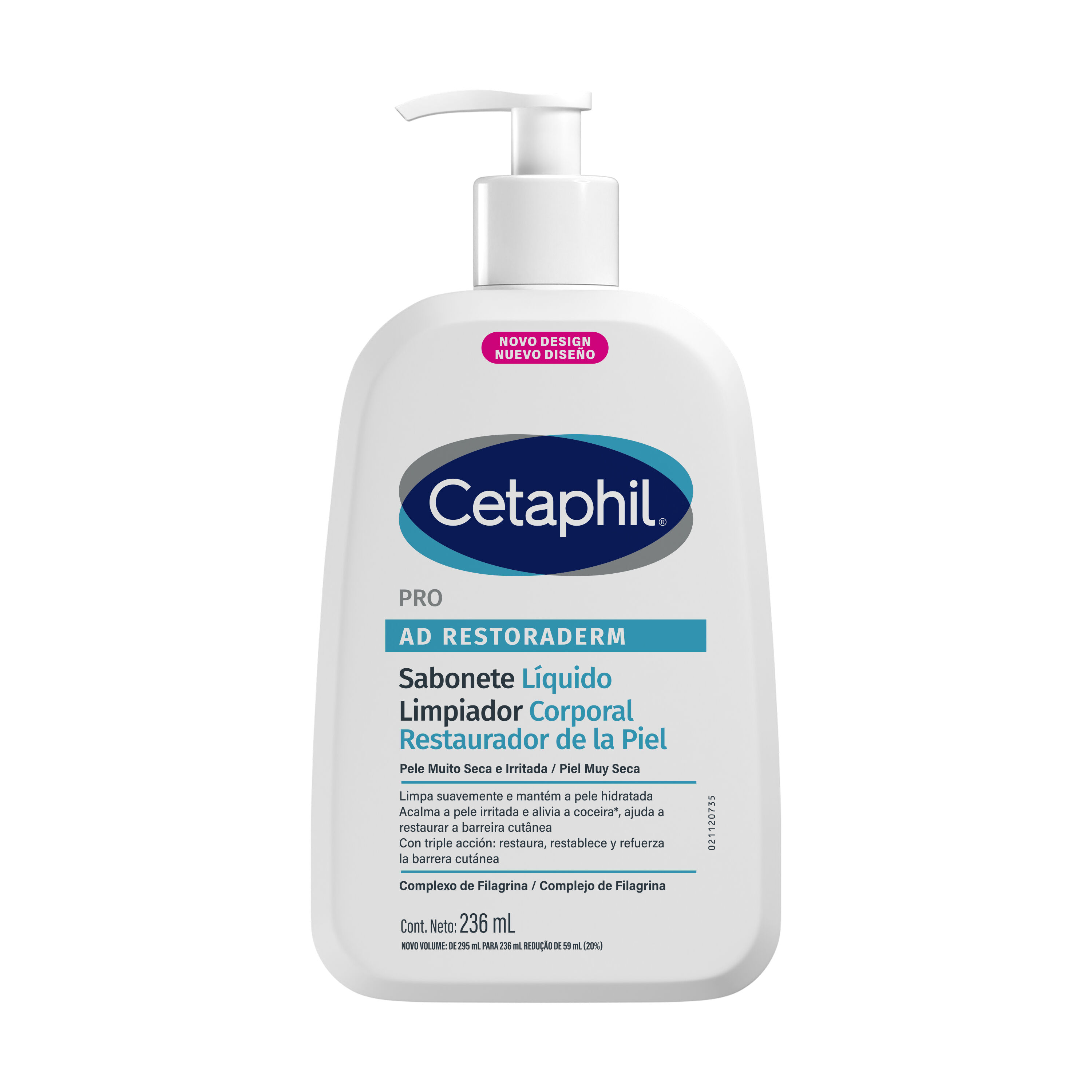 Cetaphil PRO AD control Limpiador corporal restaurador de la piel 236 ml