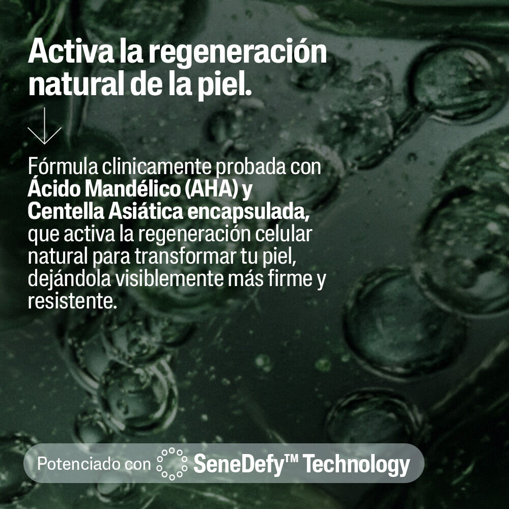 F&oacute;rmula CETAPHIL Skin Activator con &aacute;cido mand&eacute;lico y Centella Asi&aacute;tica encapsulada que activa la regeneraci&oacute;n natural de la piel