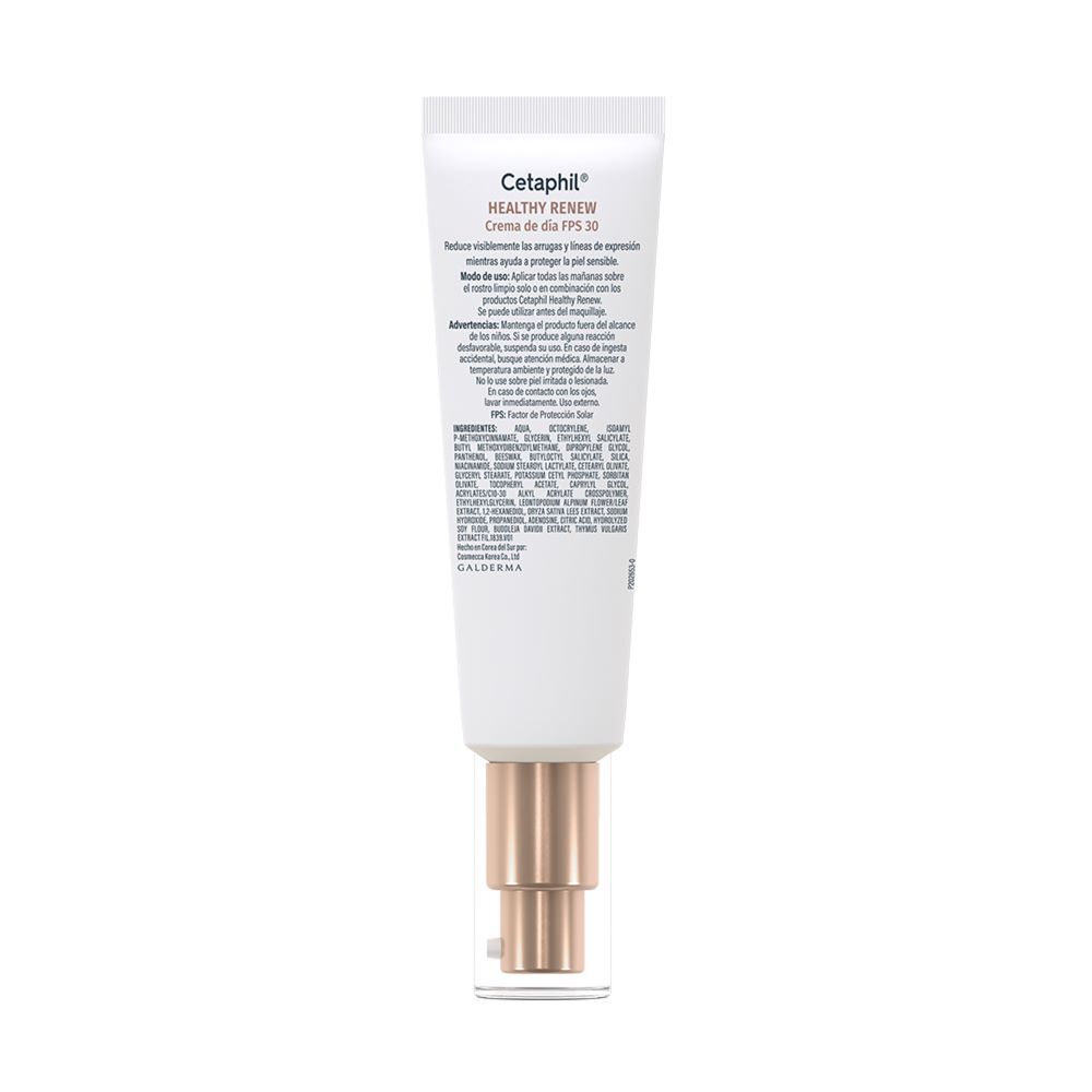 Informaci&oacute;n Nutricional Crema Antiedad FPS 30