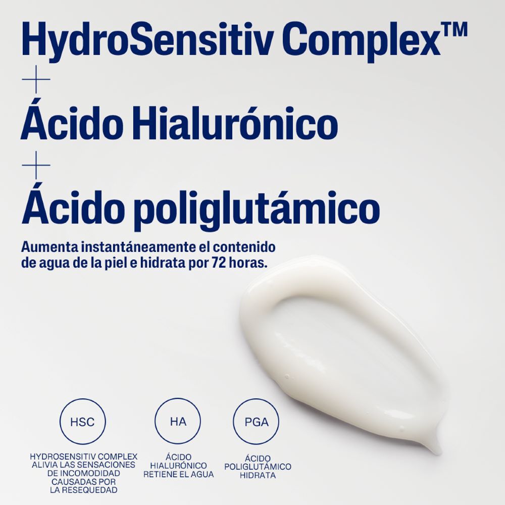 Ingredientes Water Gel Cetaphil HydroSensitiv &aacute;cido hialur&oacute;nico poliglut&aacute;mico