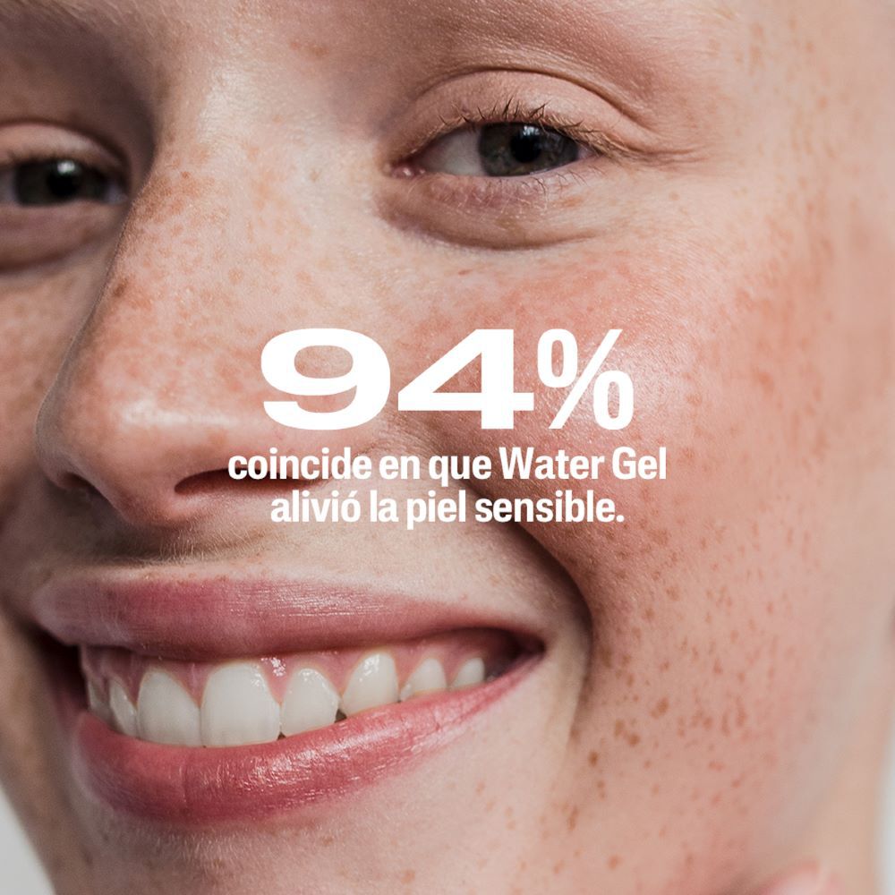Water Gel Cetaphil 94% alivia piel sensible cl&iacute;nicamente probado suave sedoso
