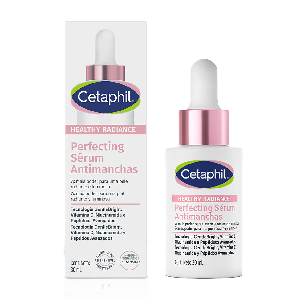 Empaque y Producto S&eacute;rum Iluminador Cetaphil