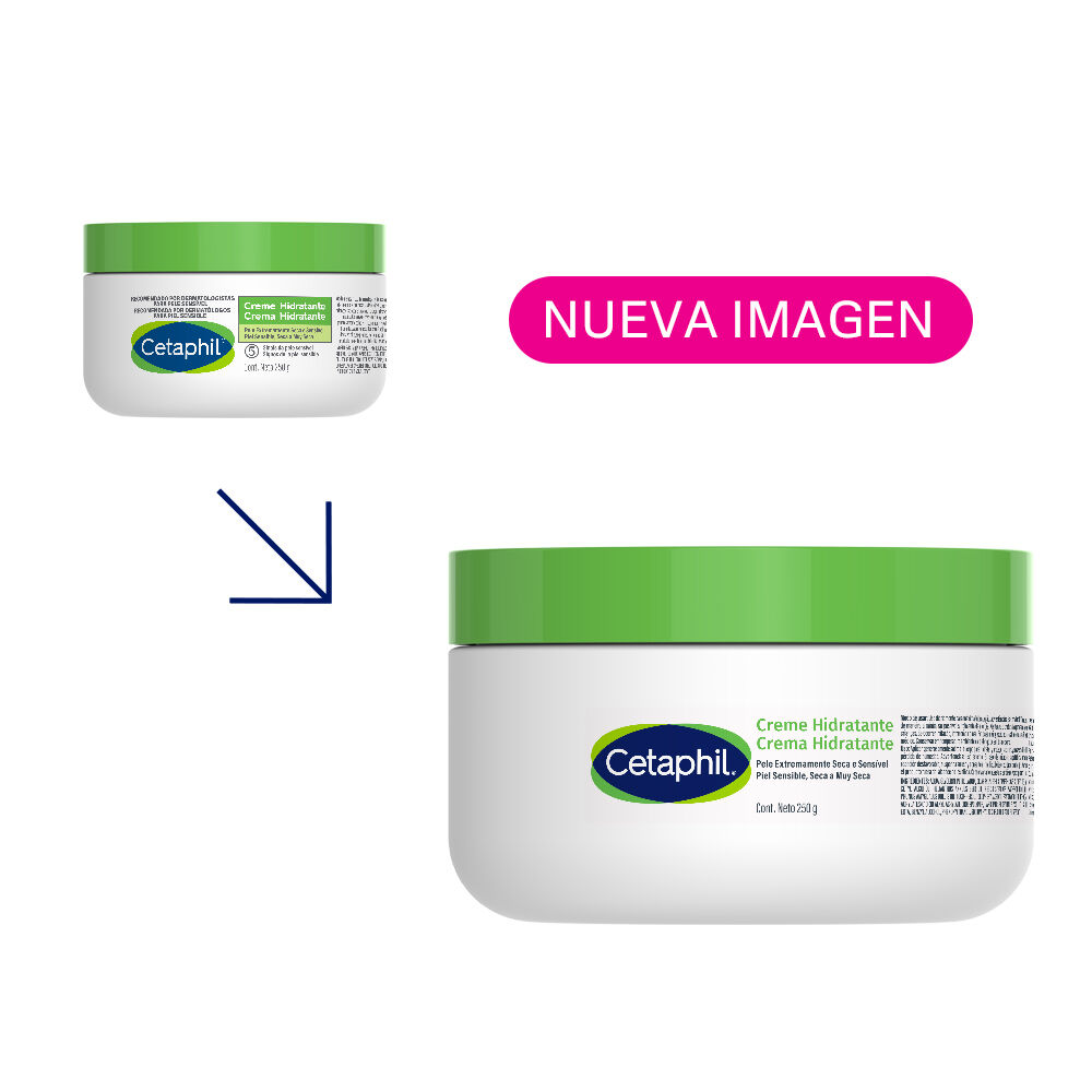 Crema hidratante 250 g Piel Sensible