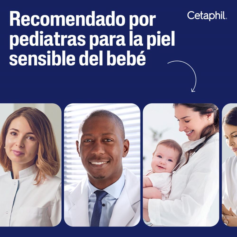 Loci&oacute;n diaria Cetaphil Baby recomendada por pediatras para piel sensible