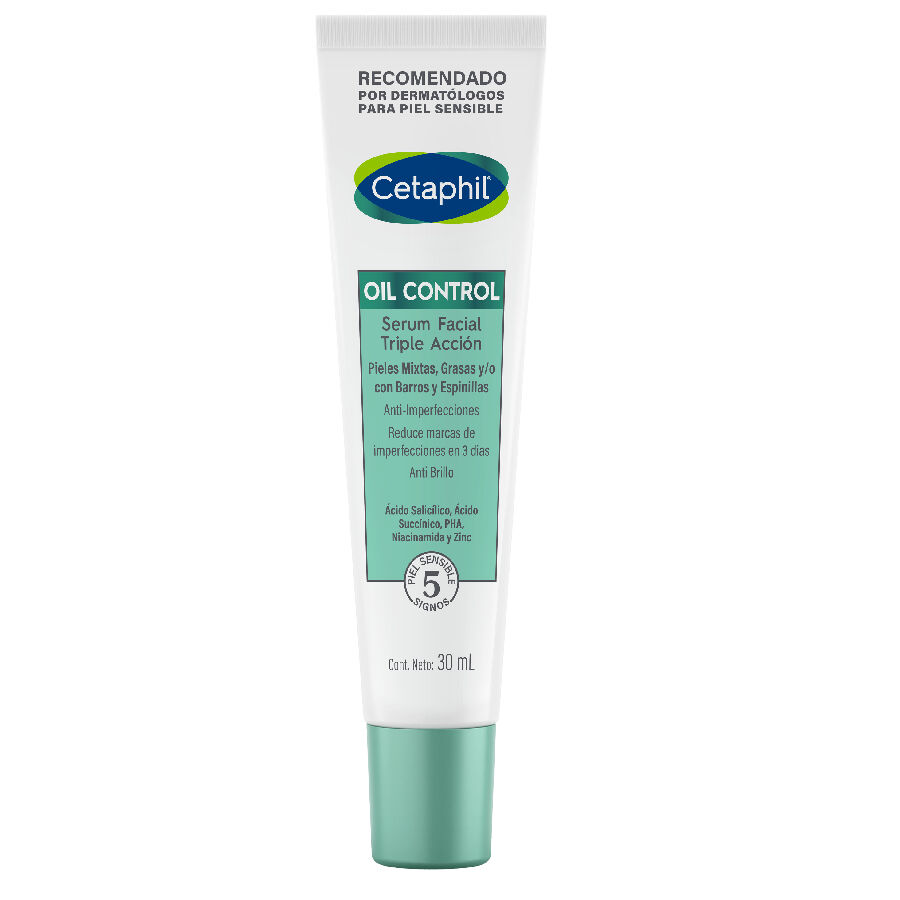 Oil Control Ser&uacute;m Facial Triple Acci&oacute;n (30 mL)