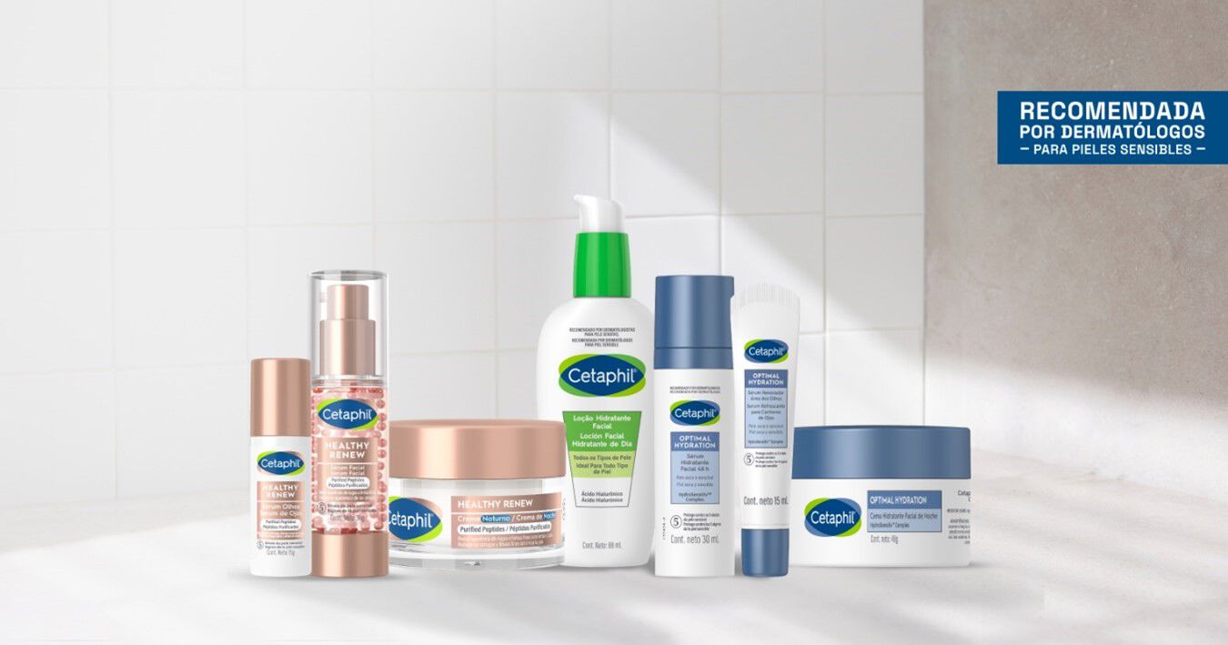 Productos cetaphil con &aacute;cido Hialur&oacute;nico