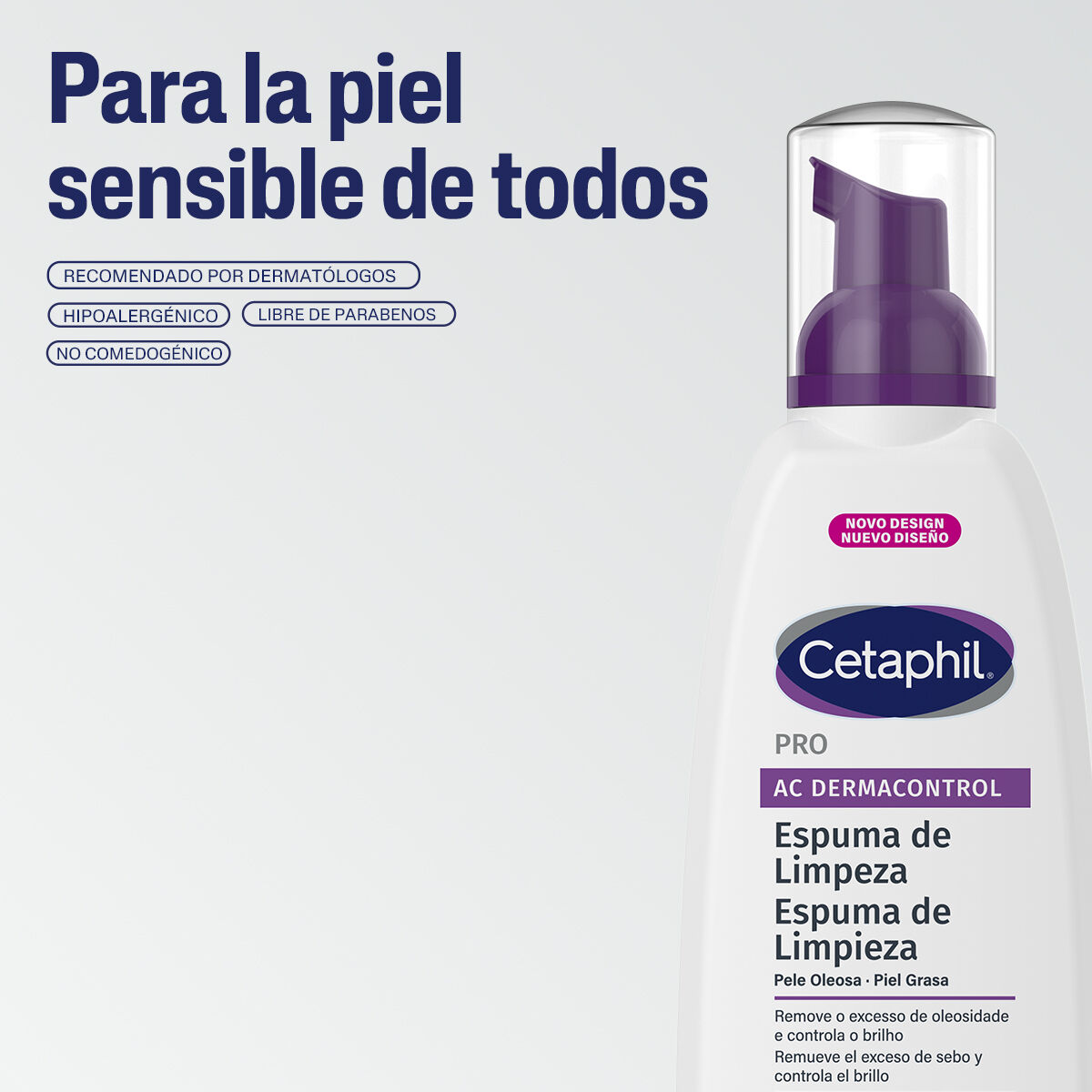 Espuma Limpieza PRO AC Control 236ml - Cetaphil Piel Acneica