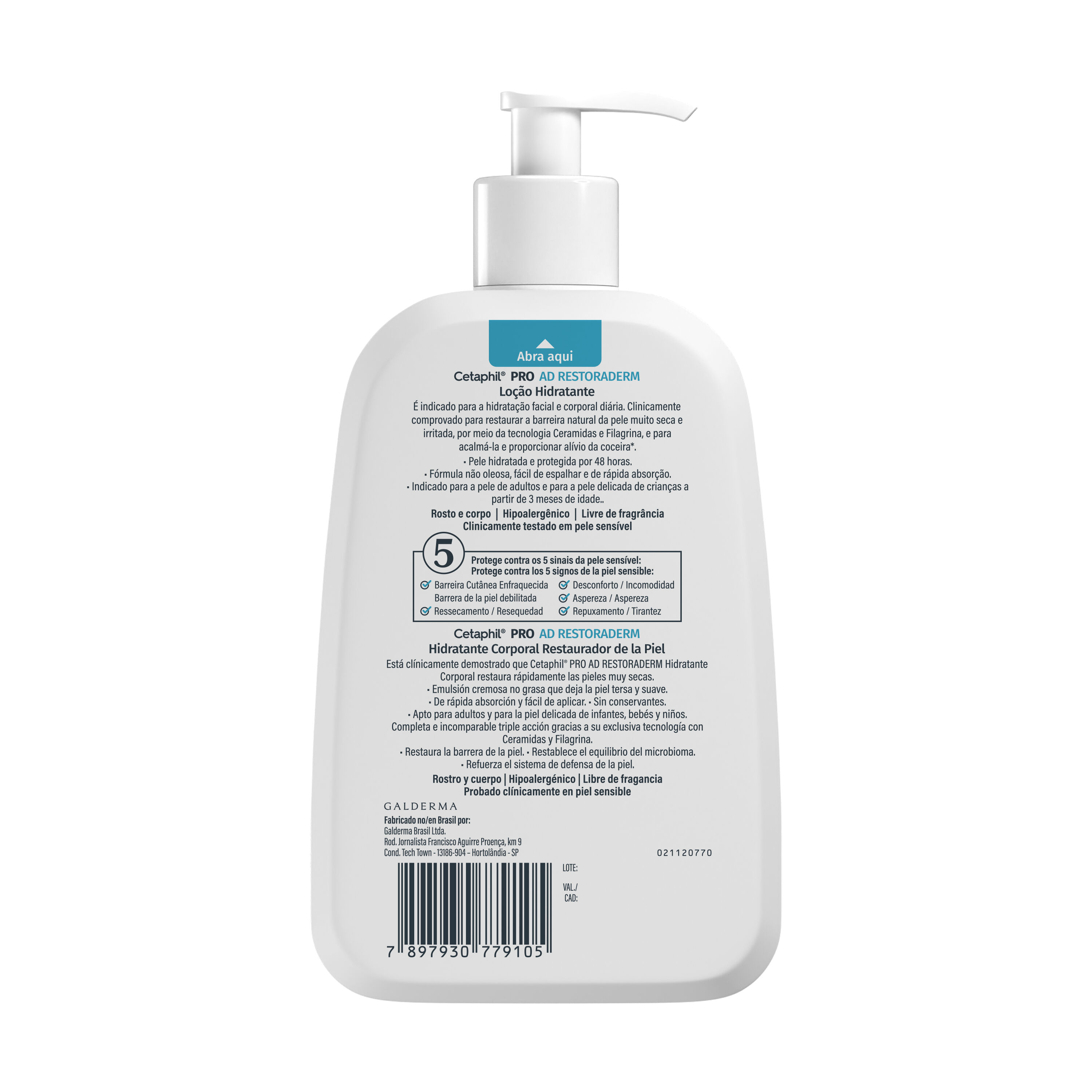 PRO AD Hidratante corporal restaurador de la piel 236ml