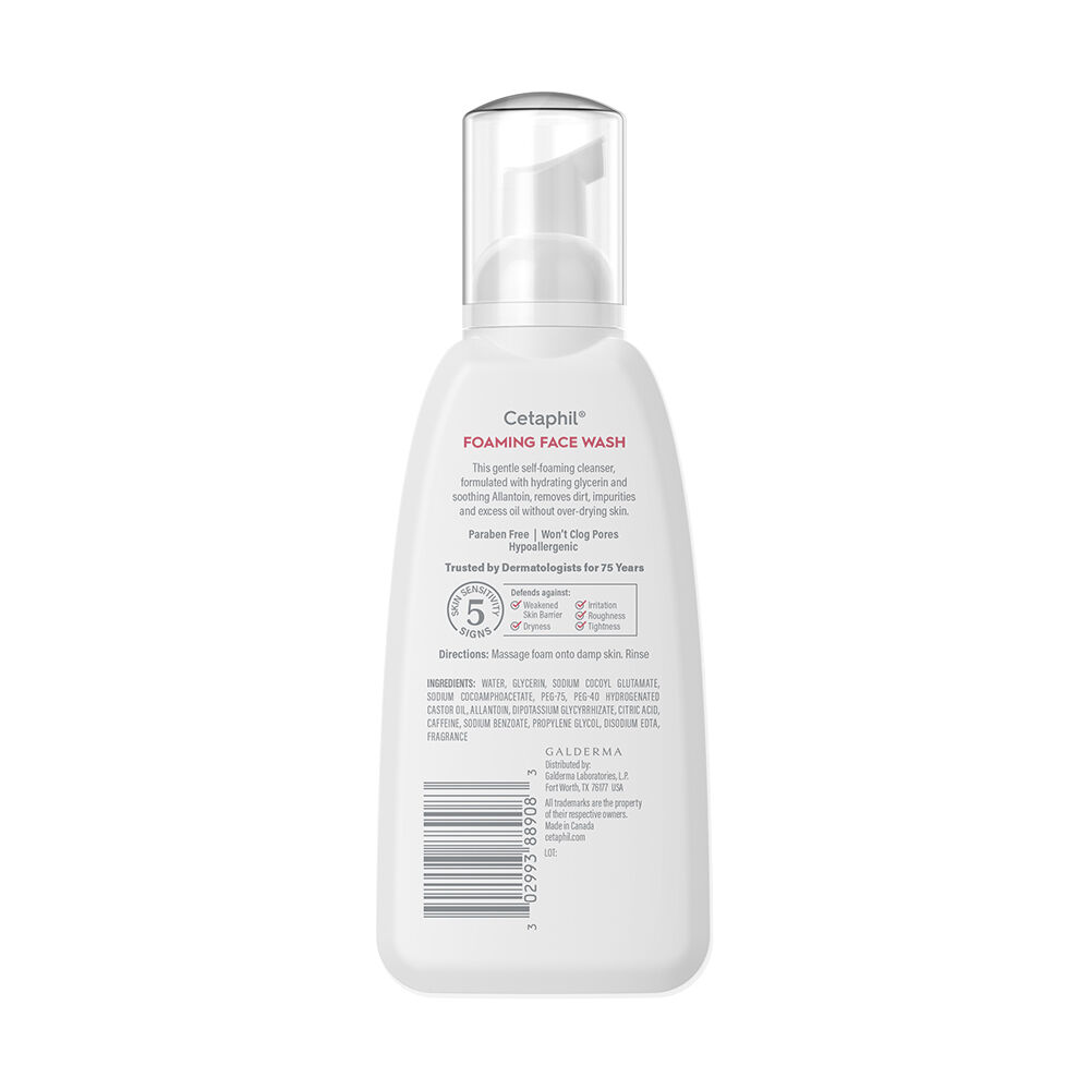 Informaci&oacute;n Ingredientes Espuma Limpiadora Facial