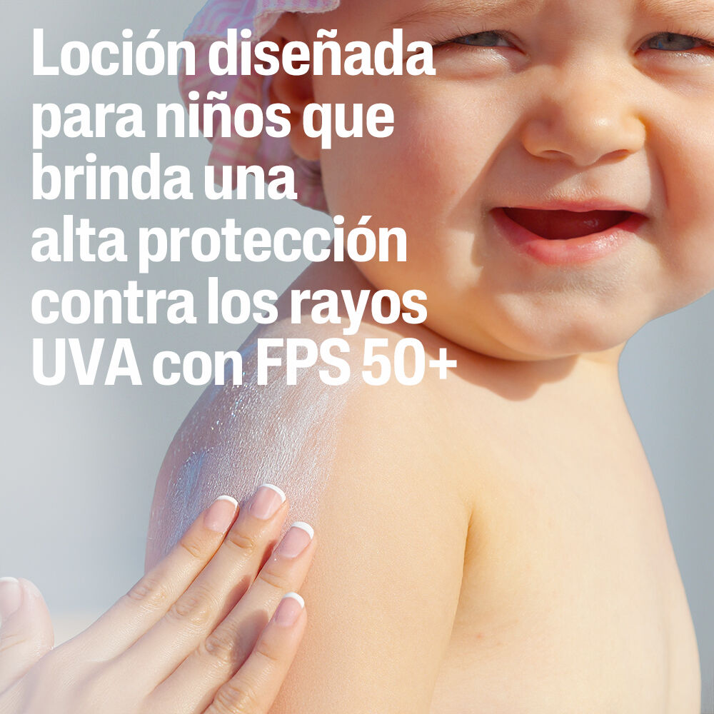 Protector solar Cetaphil Sun Kids FPS 50+ protege contra rayos UVA y UVB