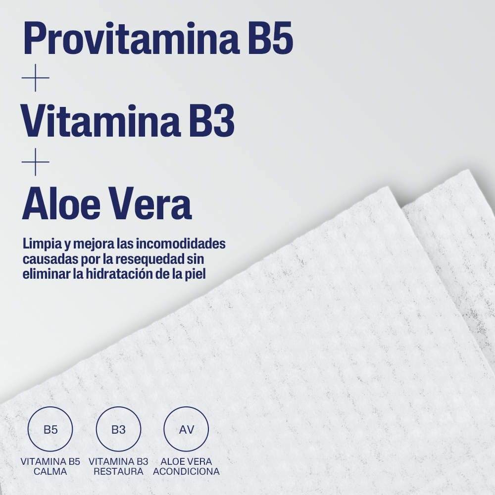 Toallitas faciales 
                    Ingredients